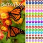Butterflies 2021-2022 2 Year Pocket Planner/Calendar/Organizer - with 100 Reminder Stickers