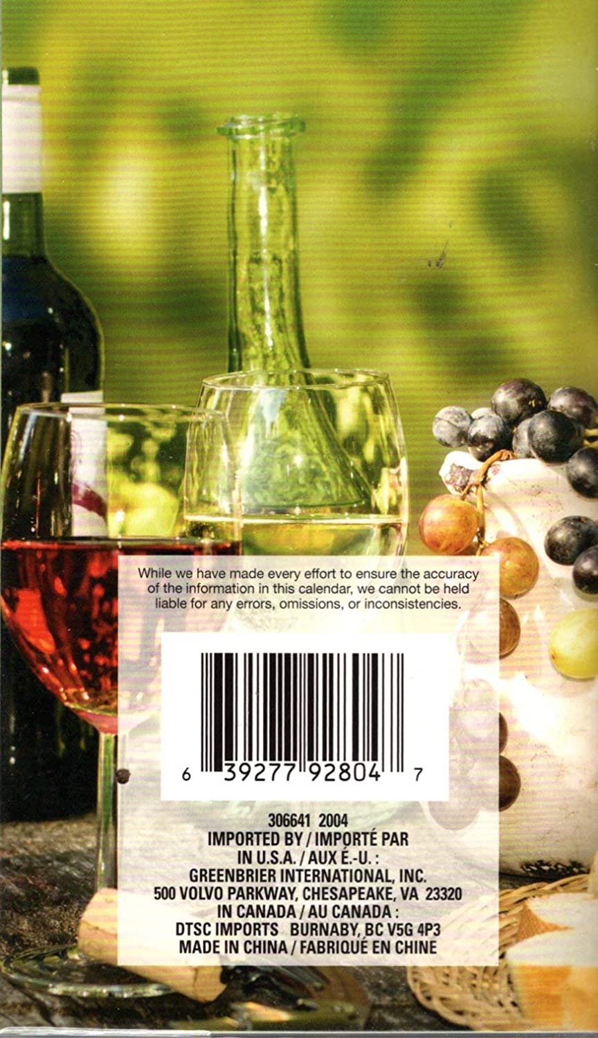 Wine Country 20212022 2 Year Pocket with