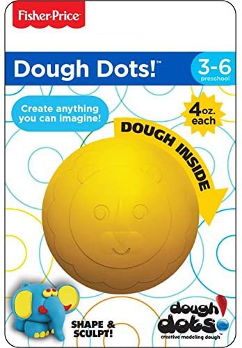 Fisher-Price Dough Dots Individual Pack 4oz (Lion) Modeling Clay