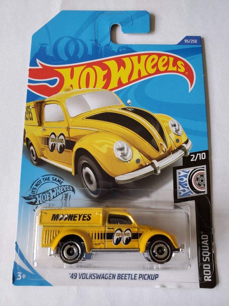 Hot Wheels 2020 Rod Squad '49 Volkswagen Beetle Pickup, Yellow 95/250