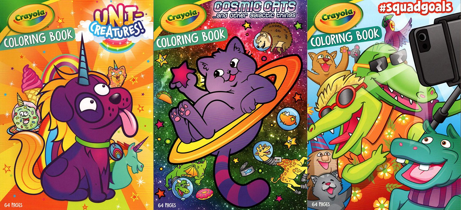 Crayola - Coloring Book - Set of 3 Book