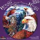 Egles by Steven Michael Gardner  - 350 Piece Round Jigsaw Puzzle