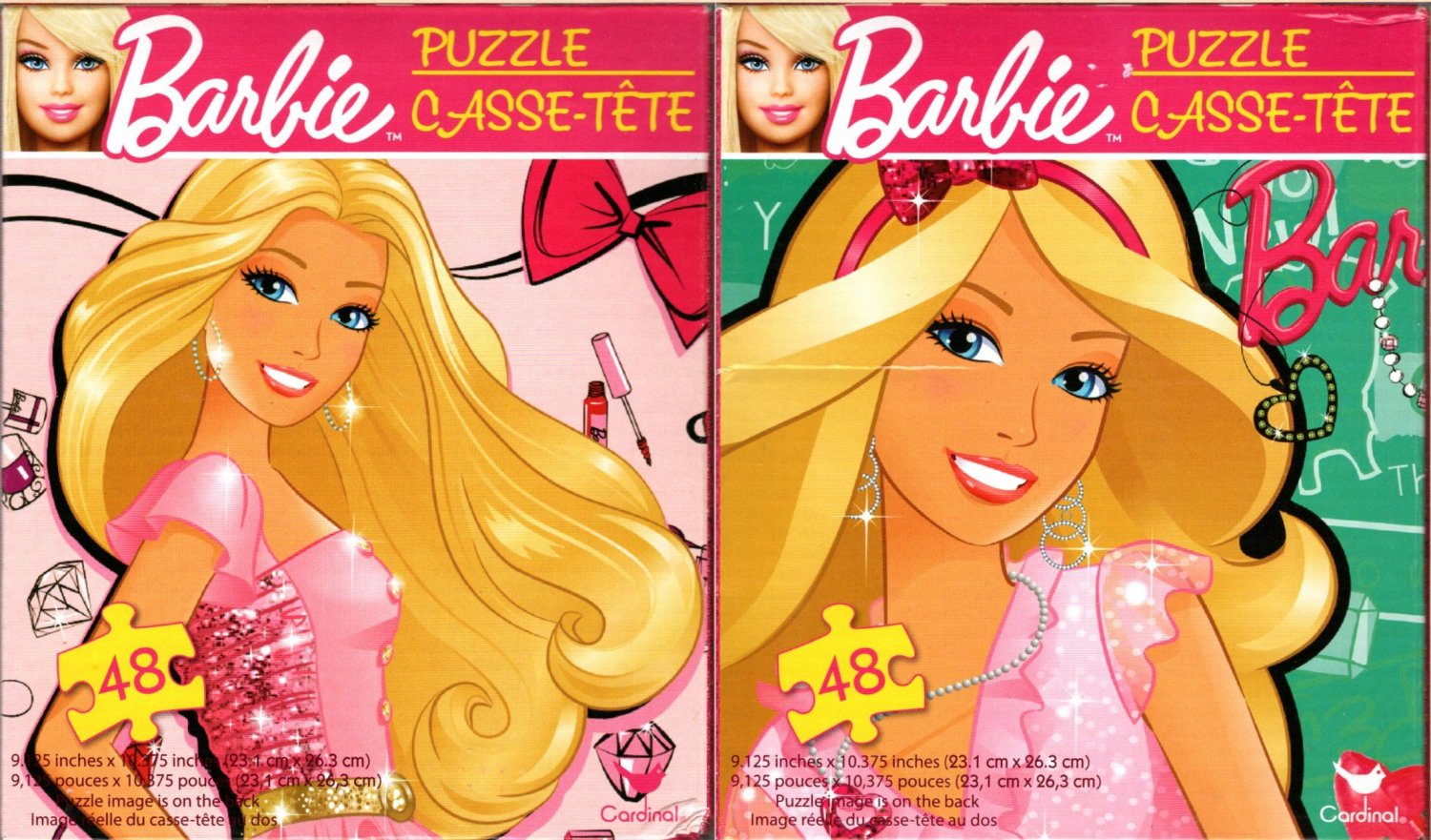 Barbie 48 Pieces Jigsaw Puzzle V2 Set Of 2