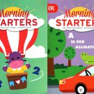 PRE-K & Kindergarten - Morning Starters Educational Workbooks - Set of 2 Books - v4