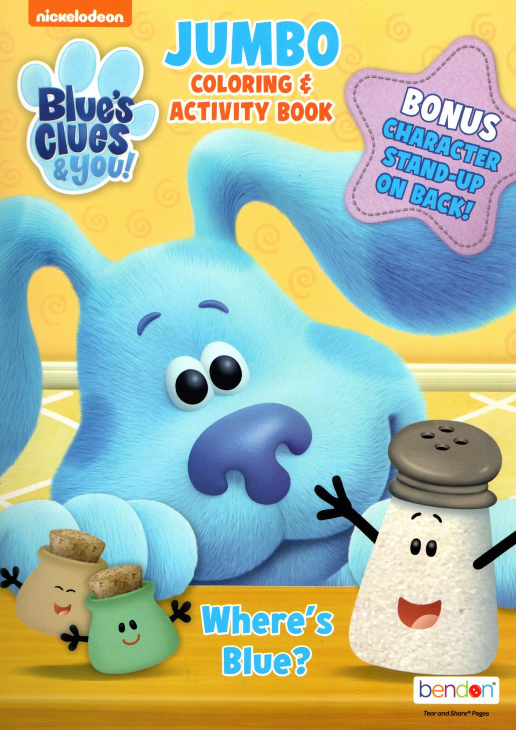 Nickelodeon Blue's Clues & You - Jumbo Coloring & Activity Book - Where's Blue?