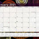 2021 Monthly Magnetic/Desk Calendar - 12 Months Desktop/Wall Calendar/Planner - (Edition #12)