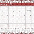 2021 Monthly Magnetic/Desk Calendar - 12 Months Desktop/Wall Calendar/Planner - (Edition #14)
