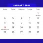 2021 Standing Desk Calendar 12 Months Calendar/Planner/ (Edition #06)