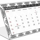 2021 Standing Desk Calendar 12 Months Calendar/Planner/ (Edition #08)