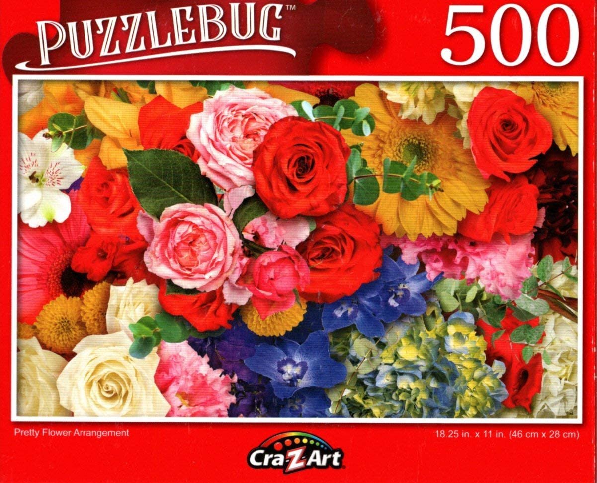 Pretty Flower Arrangement 500 Pieces Jigsaw Puzzle