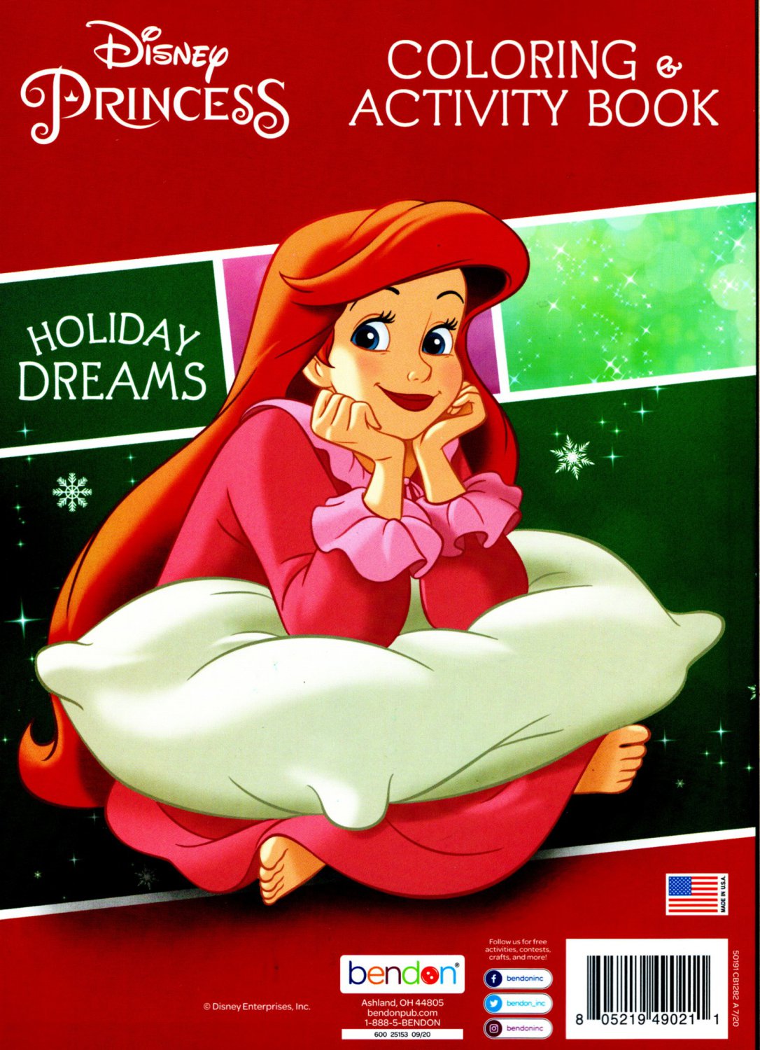 Disney Princess Christmas Edition Holiday Jumbo Coloring & Activity