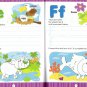 Workbooks Kindergarten Educational with Sticker Sheet - Set of 4 Books - v2
