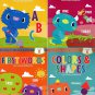 Workbooks Kindergarten Educational with Sticker Sheet - Set of 4 Books - v2