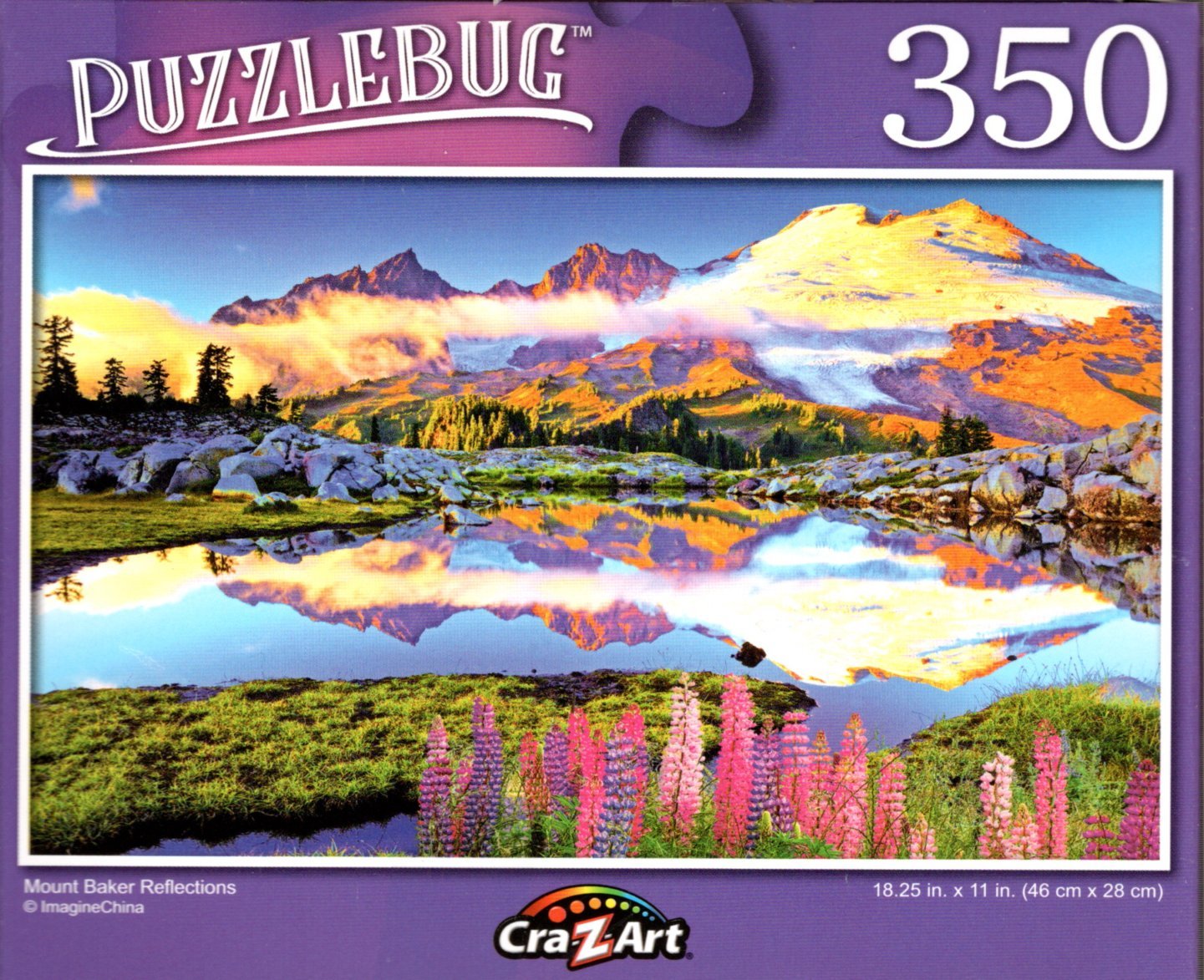 Mount Baker Reflections - 350 Pieces Jigsaw Puzzle