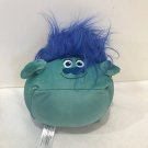 CubdCollectibles Plush Squish Mini Travel Pillow (Blue Troll)