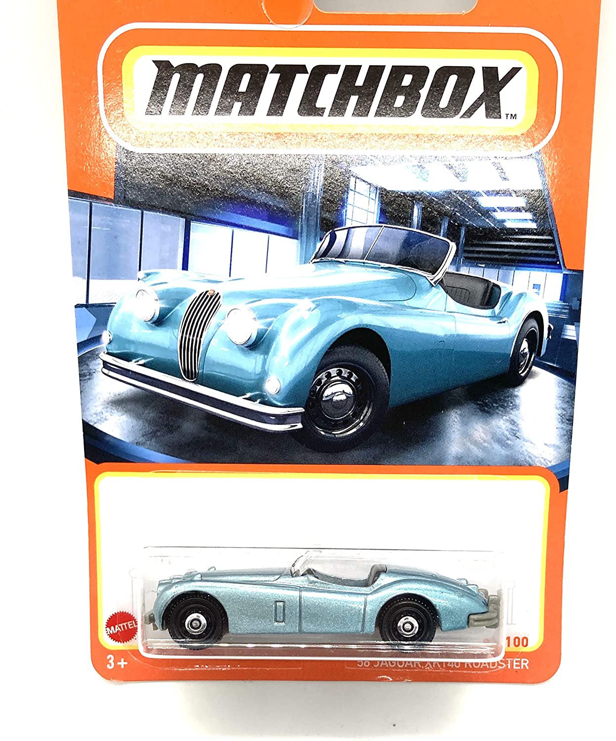 Original Matchbox 56 Jaguar XK140 Roadster Diecast 164 Scale