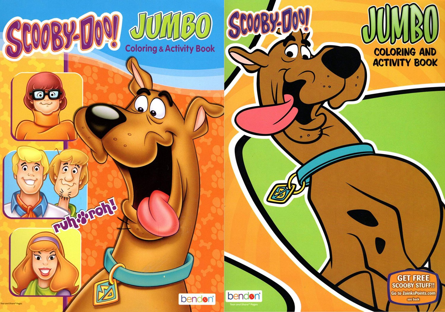 Scooby - Doo! - Jumbo Coloring & Activity Book - (Set of 2 Books)