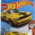 DieCast Hotwheels '18 Dodge Challenger SRT Demon 234/250 [Yellow], Muscle Mania 10/10