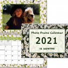 2021 Photo Frame Wall Spiral-bound Calendar - (Edition #025)
