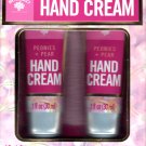 Peonies + Pear Hand Cream 2 Pack Set Moisturize 2 x 1fl oz (30ml)