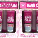 Peonies + Pear Hand Cream 2 Pack Set Moisturize 2 x 1fl oz (30ml) (Set of 2 Pack)