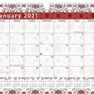 2021 Monthly Spiral-Bound Calendar - Edition #014