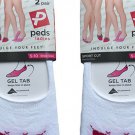 Peds Ladies Sport Cut with Gel Tab (Set of 2 Pack)