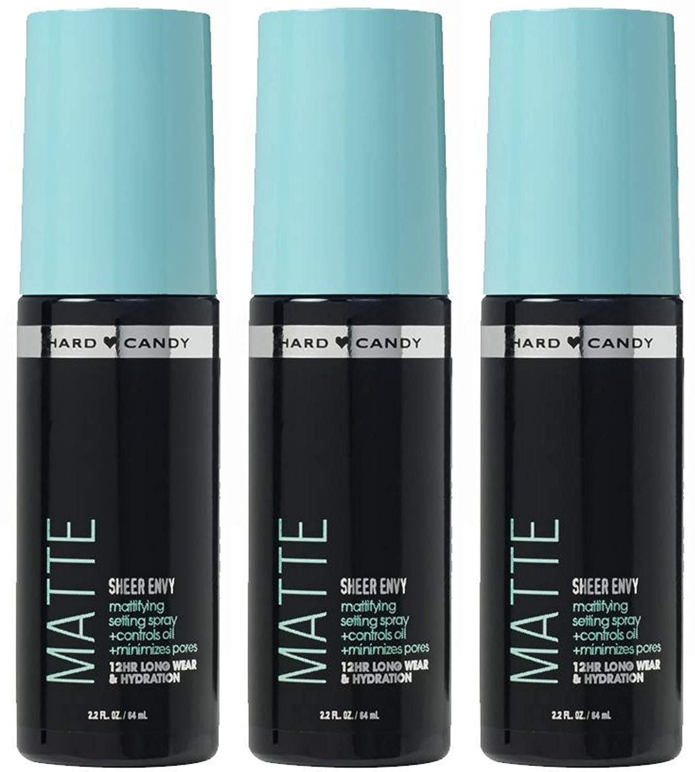 Hard Candy Sheer Envy Setting Spray, 2.2 fl oz (1435 Mattifying) (Set of 3)