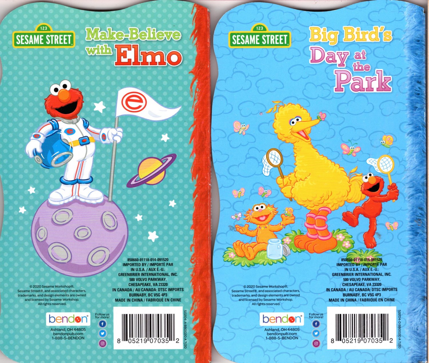 Sesame Street Make - Believe with Elmo and Big Birds Day at the Park ...