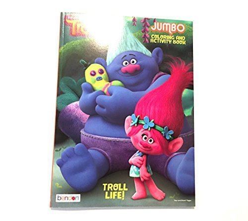 Dreamworks Trolls Jumbo Coloring and Activity Trolls Life Book