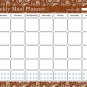 Weekly Meal Planner Magnetic/Desk Calendar - (Braun Paisley 03)