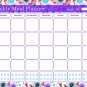 Meal Planner Magnetic Desk Calendar Notepad Menu Food Organizer Weight Loss (08)