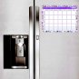 Meal Planner Magnetic Desk Calendar Notepad Menu Food Organizer Weight Loss (08)