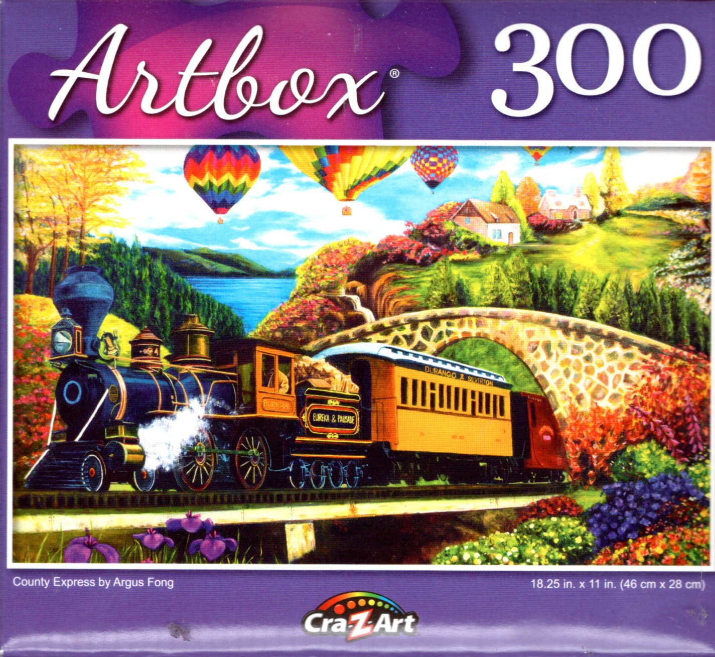 County Express by Argus Fong - 300 Piece Jigsaw Puzzle