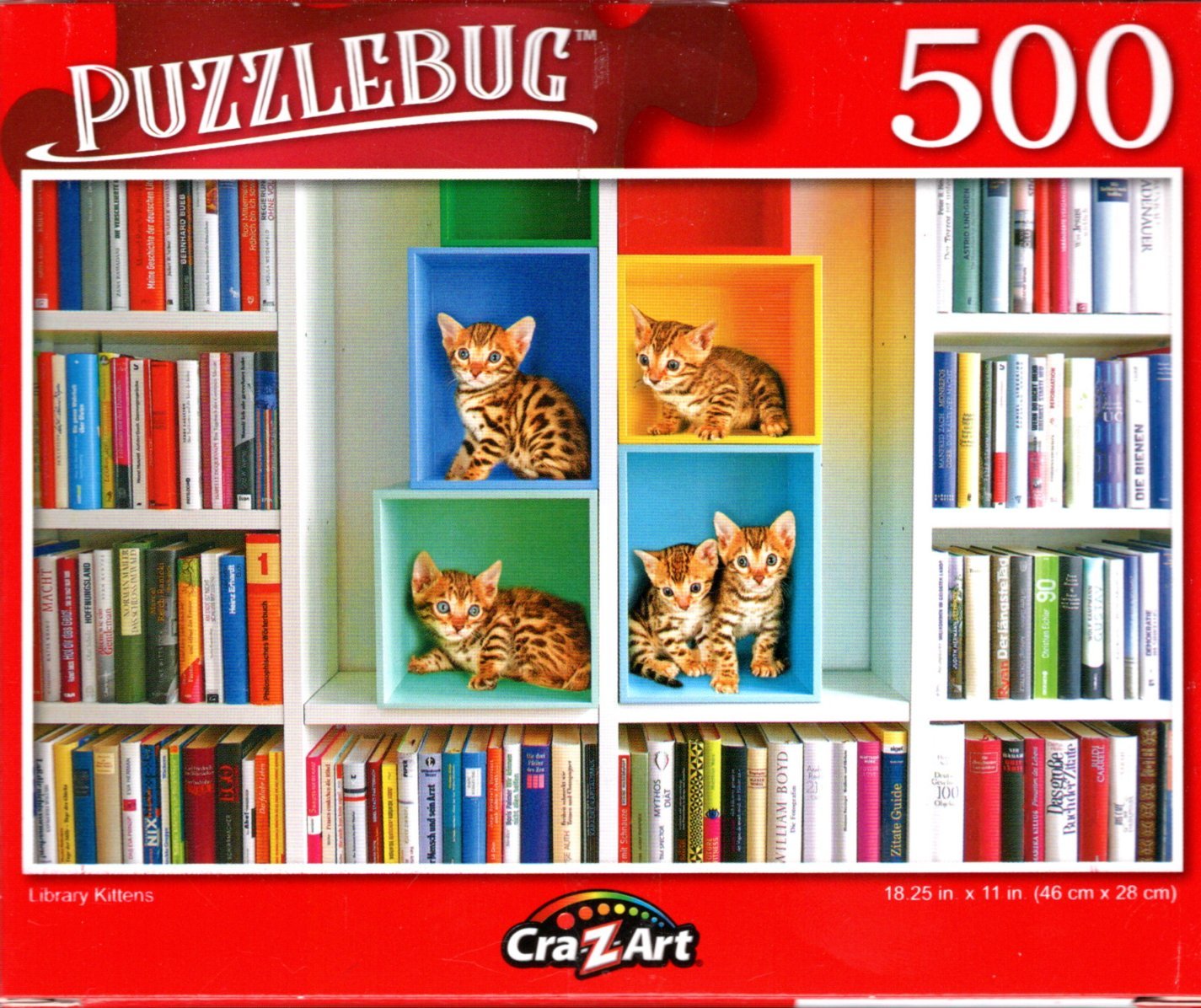 Library Kittens - 500 Pieces Jigsaw Puzzle