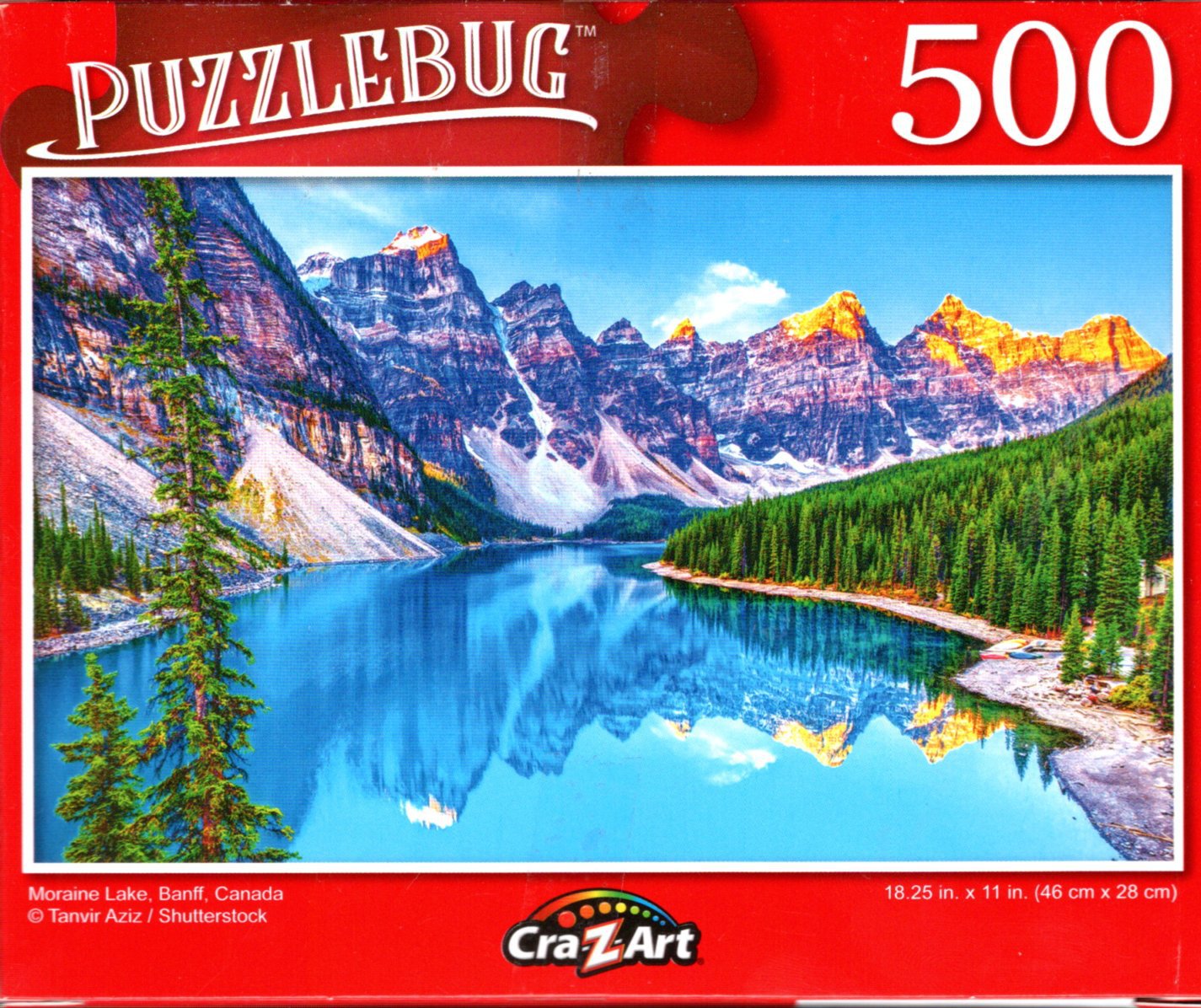 Moraine Lake, Banff, Canada - 500 Pieces Jigsaw Puzzle