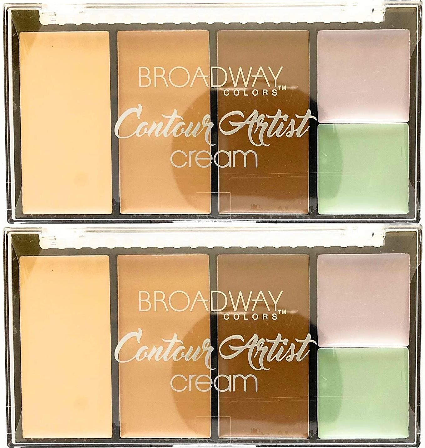 Broadway Colors (1) Contour Artist Cream - Cream Contour Kit - BCK01 Light/Medium set of 2