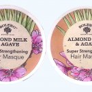 Almond Milk & Agave Super Strengthening Hair Masque 5fl oz (147.8ml) (set of 2 Pack)