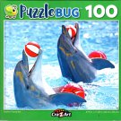 Dolphins Playing Ball - 100 Piece Jigsaw Puzzle