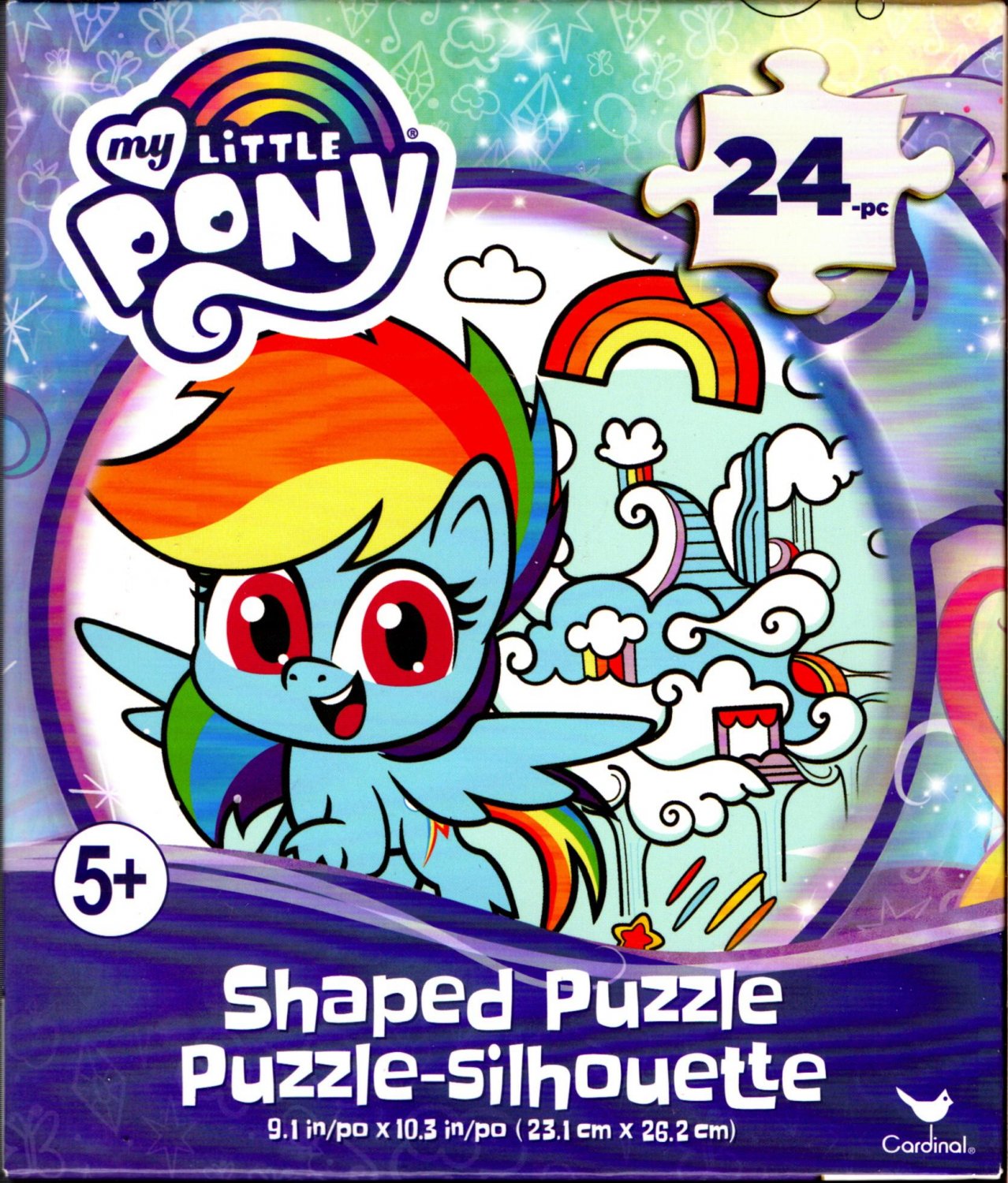 My Little Pony 24 Shaped Jigsaw Puzzle v7