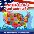 America`s 50 States - Learn about all 50 States with maps, flags, and fun facts! - Children Book