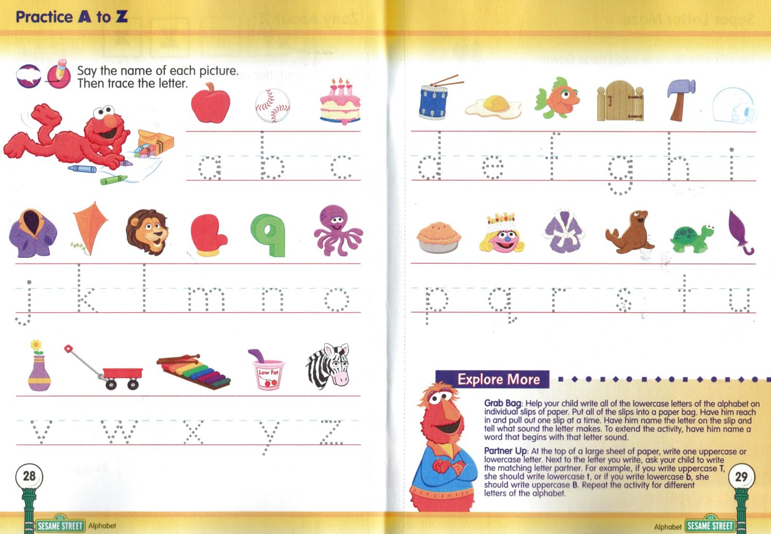 123 Sesame Street Kindergarten Educational Workbooks - Numbers, Colors ...