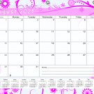 2021-2022 Academic Year 12 Months Student Calendar/Planner for 3-Ring Binder -v016