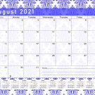 2021-2022 Academic Year 12 Months Student Calendar/Planner for 3-Ring Binder -v018