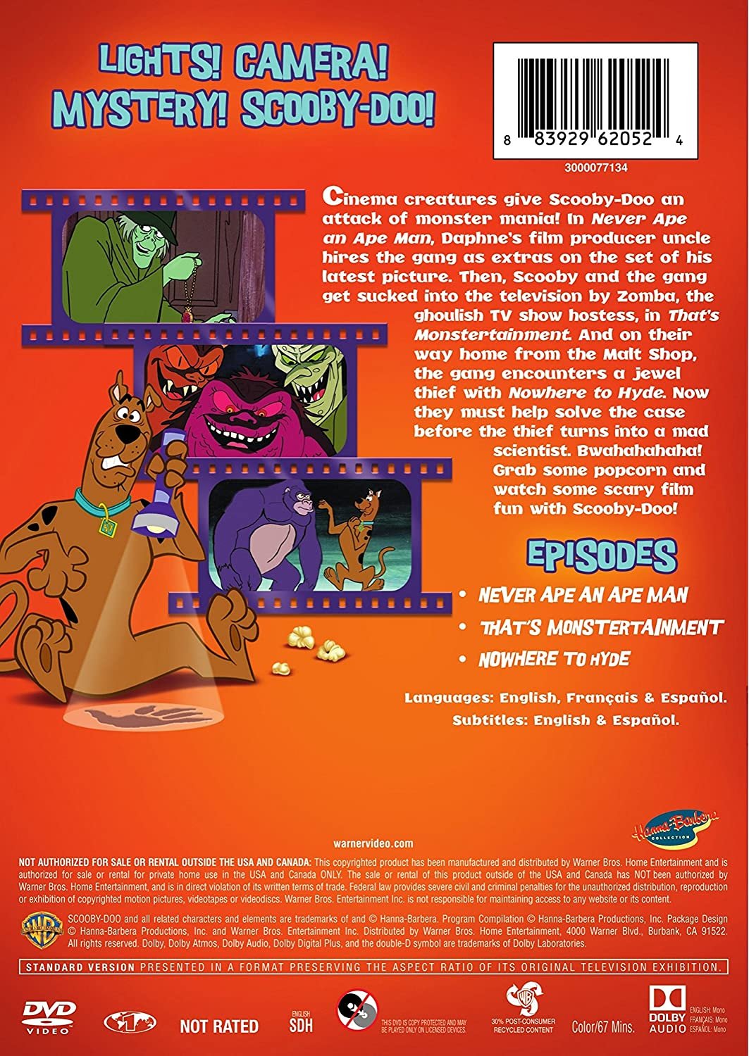 ScoobyDoo and the Movie Monsters (DVD)