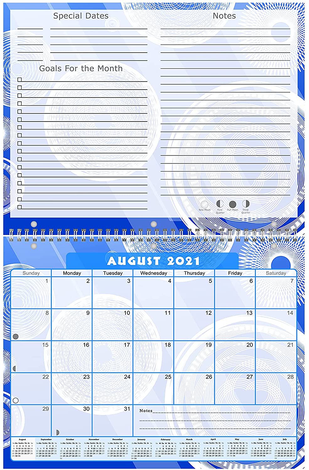 2021 - 2022 Academic Year 12 Months Student Calendar / Planner (Edition #013)