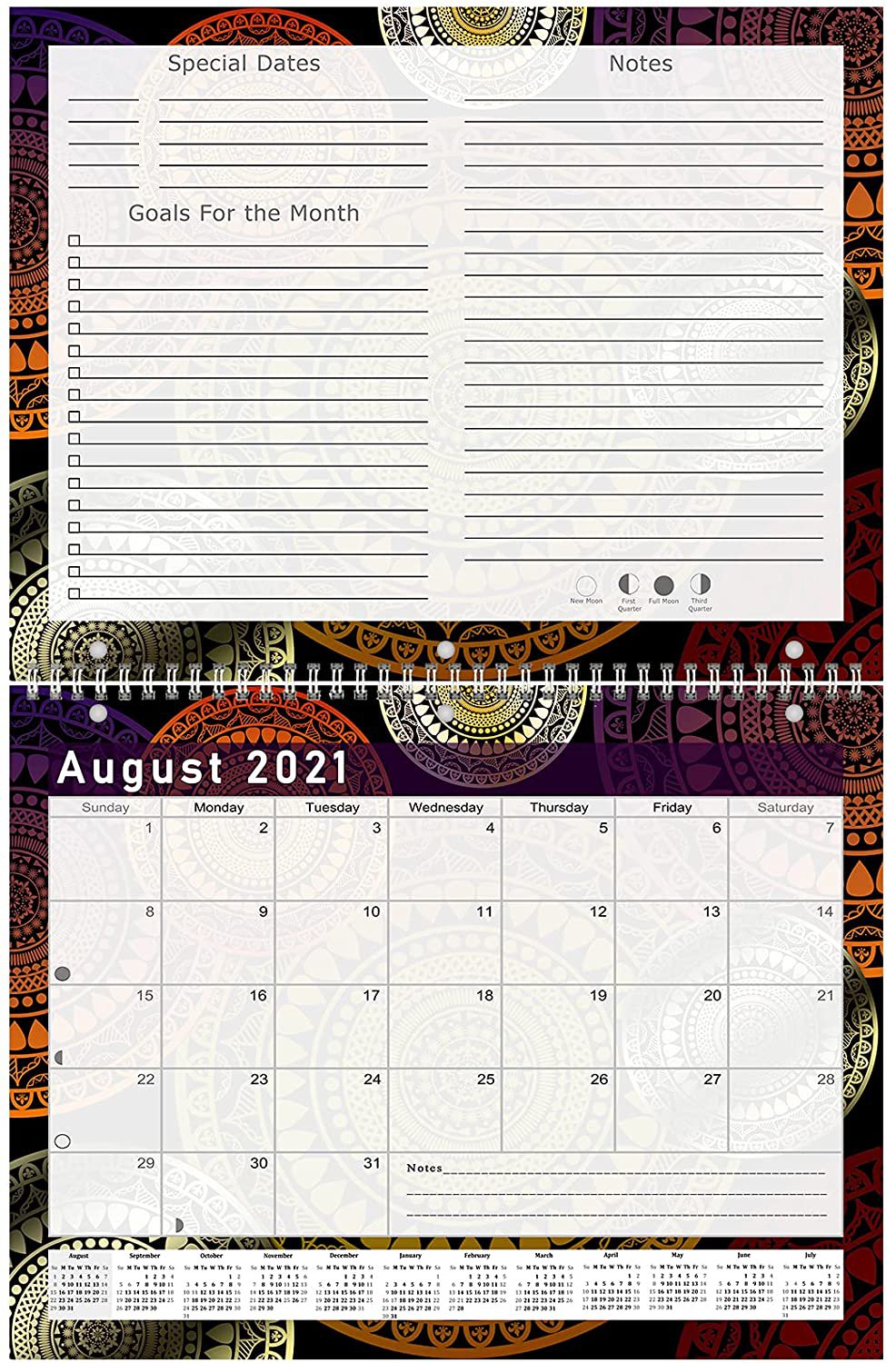 2021 - 2022 Academic Year 12 Months Student Calendar / Planner (Edition #015)