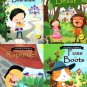 I Can Read Phonics - Puss in Boots, Rapunzel, Beauty and Beast, Jack and the Beanstalk - (Set of 4)