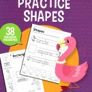 Teaching Tree Practice Shapes - Worksheets Workbook - Grades PRE K-K