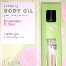 Soothing Body Oil - Rosewater & Aloe all skin types 1fl oz. 30ml